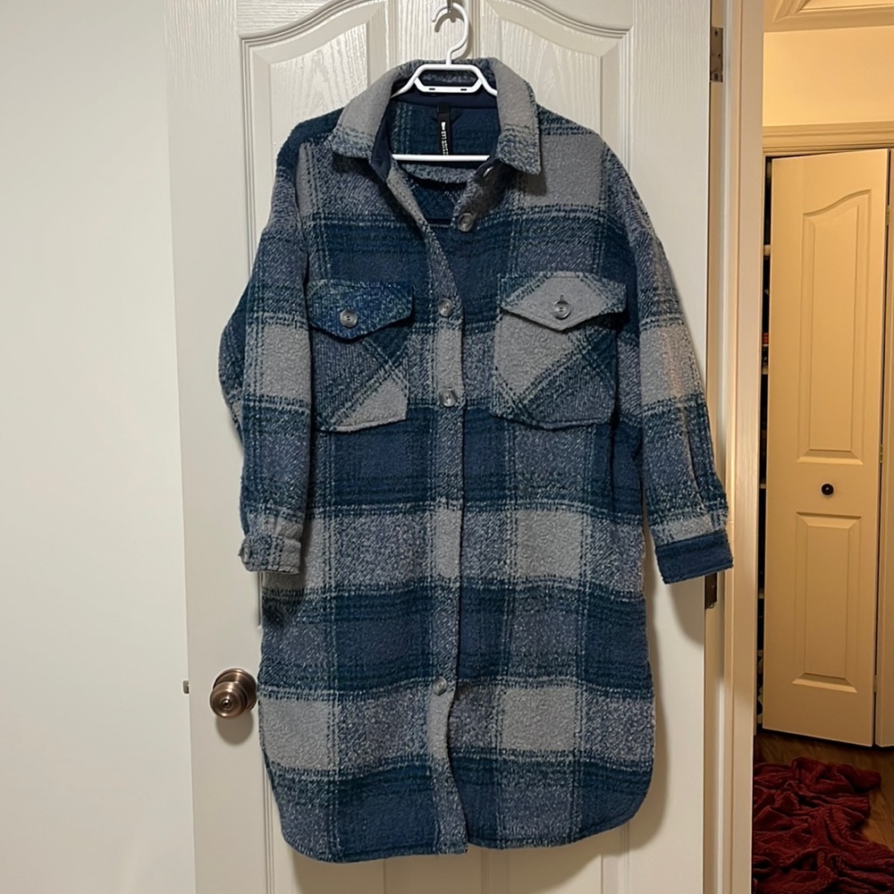 Design lab oversized shacket